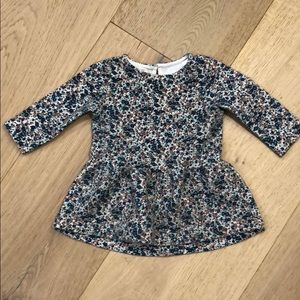 Zara Floral Dress / Tunic 3/6 mo